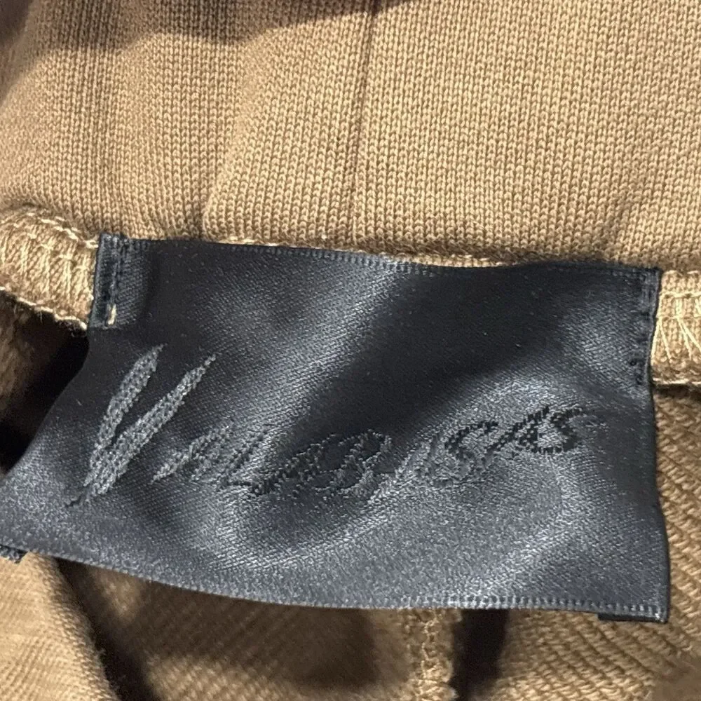 Valabasas Sweatpants Mens Large Brown Stacked Flare Pants Sweats Streetwear - Picture 8 of 10